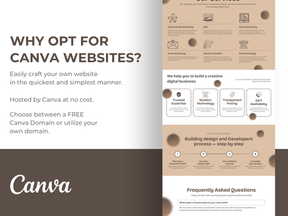 Canva Website Template: Social Media Manager Portfolio (Digital Download)