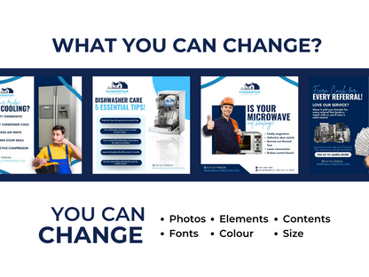 70 Appliance Repair Instagram Templates