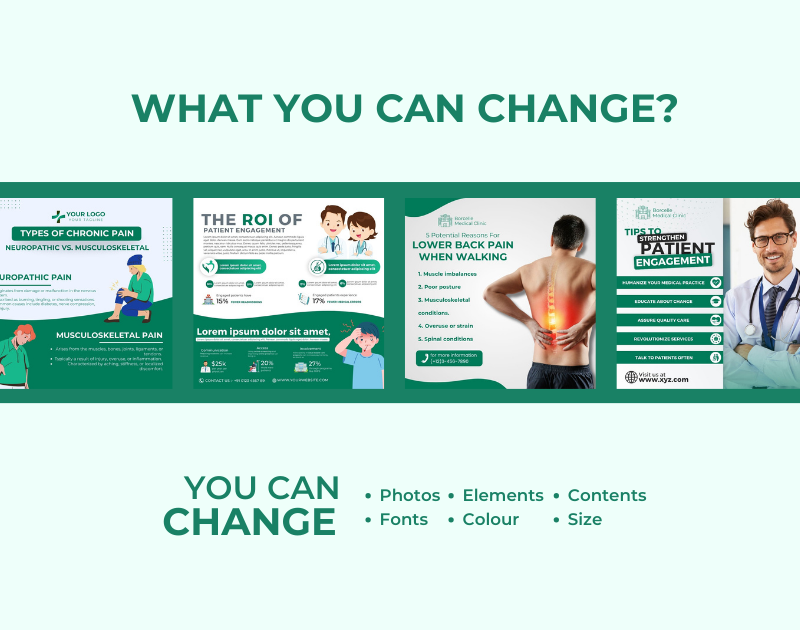 Healthcare Instagram Canva Templates for Medical Professionals