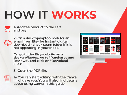 Gym & Fitness Welcome Pack Canva Template
