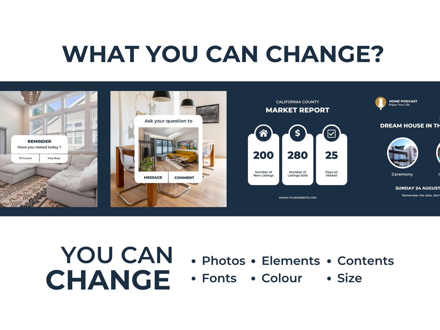 120 Real Estate Instagram Post Canva Templates for Realtor & Real estate agent