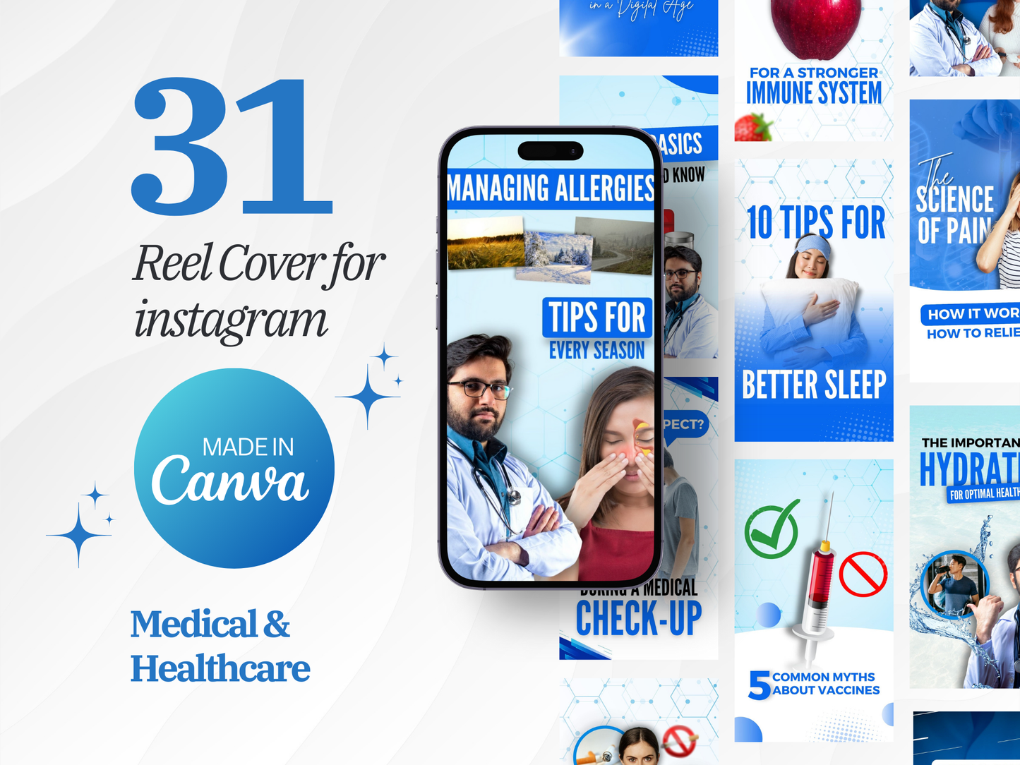 Medical Reel Cover Templates for Health Professionals