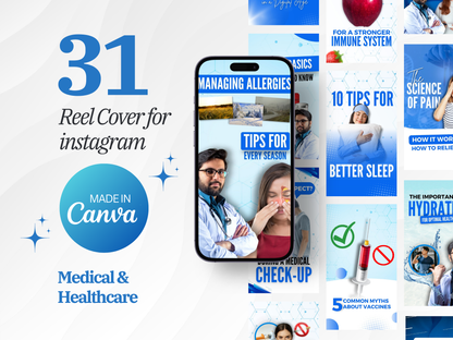 Medical Reel Cover Templates for Health Professionals